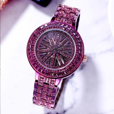 China Women Diamond Watch Starry Luxury Water Resistant Bracelet Set Ladies Stainless Steel Band Quartz Casual Ladies Watches for sale