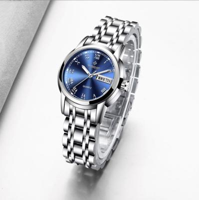 China High Quality ETA Quartz Movement Automatic Date Watches Stainless Steel Case Water Resistant Woman Watch Silver Wristwatches for sale