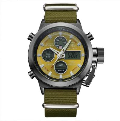 China Automatic Date Fashion Sports Men Quartz Watches Dual Display LED Analog-Digital Electronic Military Wristwatches for sale