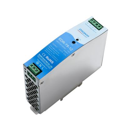 China EDR-75W-12V EDR Din Rail Series SMPS Power Supply AC Changeover DC for LED and Smart Equipment EDR-75W-12V for sale