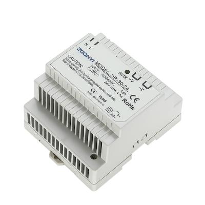 China DR-30W-24V SMPS DR Din Rail Power Supply 30w 24v Series Factory Direct Sales DR-30-24 Low Cost for sale