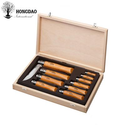 China HONGDAO Recyclable Custom Handmade Wooden Box For Tool Knife And Fork Cutlery Wooden Box for sale