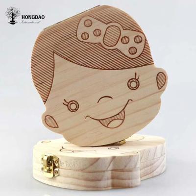 China HONGDAO Large Memory Box Milk Tooth First Haircut Keepsake Tooth Fairy First Buckle Recyclable Box for sale