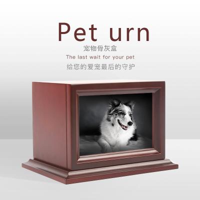 China Viable Hot Solid Wooden Urns For Ashes Pet High Quality Urns Wooden Urn For Animals for sale