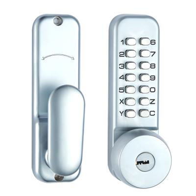 China Simple Type Micro Button Password Tiny Digital Mechanical Door Wholesale Price APP Office Door Wooden Door Lock for sale