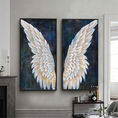 China 5d Modern Abstract Angel Wings Canvas Panting Wall Art Ome Home Decorative for sale