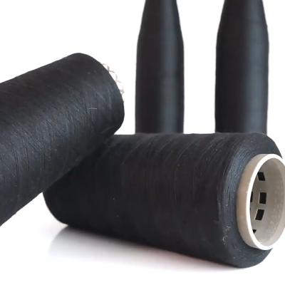 China Anti-Bacteria 33s recycled polyester yarn black 100% polyester 32S45s40s33s has the most favorable price. for sale