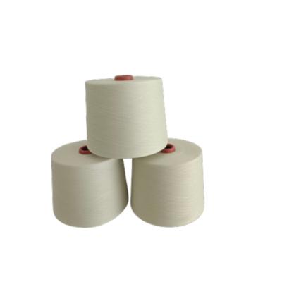 China Sustainable Cheapest White 100% Polyester  Yarn For  Socks for sale