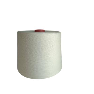 China Sustainable 2023 Factory wholesale in stock 100% polyester  white yarn for sale