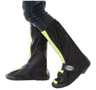 China TPR Motorcycle Bike Bicycle Riding Leg Rain Protector Super Reflective Reusable Outdoor Waterproof Shoe for sale