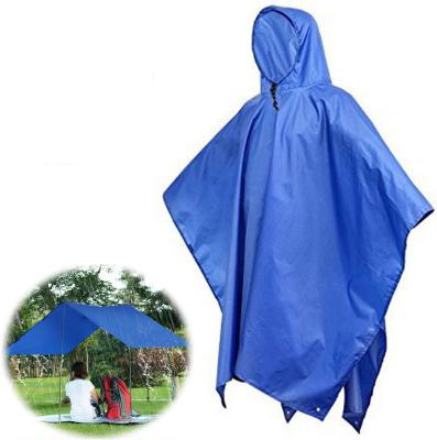 China Reusable Polyester One Piece Emergency Rain Cover Cape Coat Cover Adult Hooded Waterproof Raincoat for sale