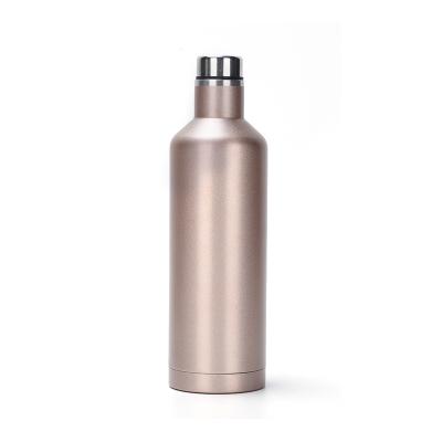 China Viable Factory Supply 500ml Red Wine Bottle 304 Stainless Steel Vacuum Insulation Direct Cold Beer Bottle for sale