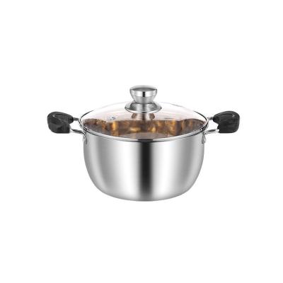 China Sustainable High Standard 22cm Non-Stick Steamer Pot Cooking Food Steamer Cooking Pot With Handles for sale