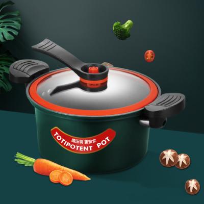 China Sustainable Pressure Soup Pot Micro Pressure Pot Cooking And Boiling Non-Stick Pot 3.5L Built-in Household for sale