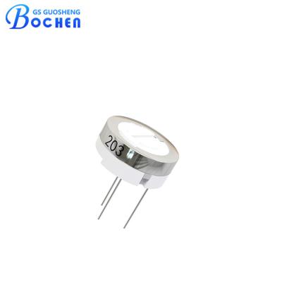 China 3329 series 0.5W 10k 20k 50k 100k 200k 500k 1/4˝ Round single turn Cermet Trimmer Potentiometer for sale