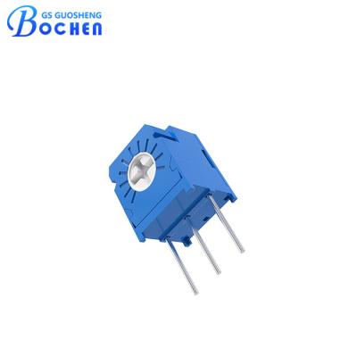 China 3323V 0.5w 1k 5k 10k 100k 500k ohms single turn Cermet Trimmer Potentiometer for sale