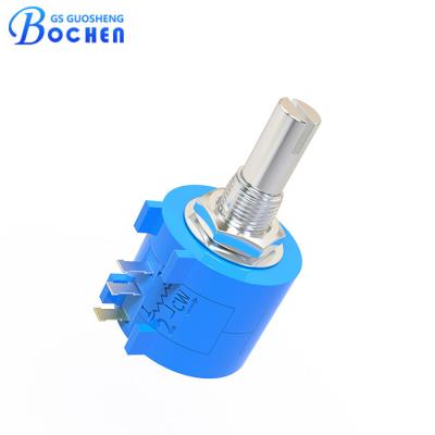 China Multiturn Precision Rotary Wirewound Potentiometer 3590S 2W 10K 20K 50K 100K Ohms for sale