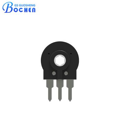 China PT10 10mm Horizontal Carbon Film Potentiometer Through Hole Cermet trimmer for sale