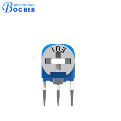 China RM063 Single Turn Carbon Film Potentiometer Small Vertical Mount for sale