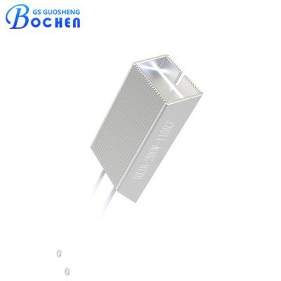 China RX18 400w 10 50 100 200 500 1k 1k Ohmic 5% Aluminium Enclosed Wirewound Resistor for sale