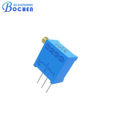 China Potenciômetro de resistor variável de 10k Ohm Multiturn Cermet Trimmer 3299X-1-103LF à venda