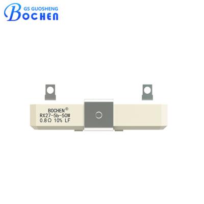 China 10w 20w 30w 40w 50w 50ohm 80ohm 100ohm Bulk Ceramic Resistors RX27-5B-50W for sale