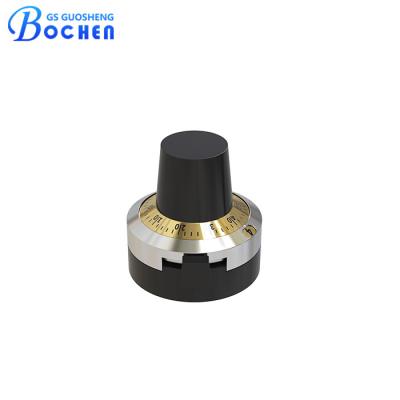 China Gold Drehzählschaltfläche Metallpotentiometer Schaltknopf für Wirewound Potentiometer H-23-6A zu verkaufen