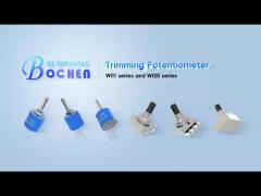 10% Panel Mount Rotary Trimmer Potentiometer 10k Ohms WI11-1