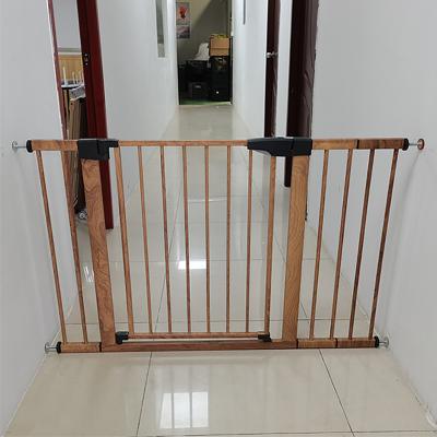 China Protect Easy Open Superwide Baby Gate Adjustable Top Of Stairs Baby Gate Child Safety Baby Protective Gates for sale