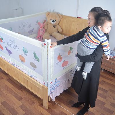 China Portable Folding Home Baby Crib Folding Baby Safety Height Household Safety Bed Rail Adjustable Safe Guard for sale