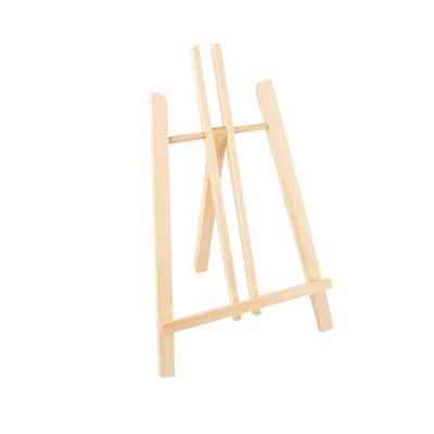 China Easel Easels Table Home Gift Wholesale Kids Natural Wood Easel Top Natural Customized Wooden Stand for sale