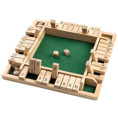 China Handmade High Quality Classroom Items Family Bar Wooden Racing Board Game for sale