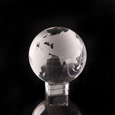 China China China 80mm Crystal Ball World Map for sale