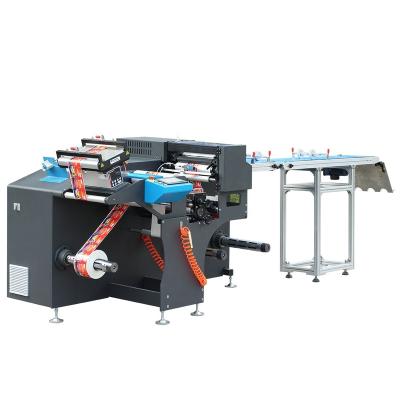 China HS-350 HONTEC Plant Post-press Equipment High Speed ​​Sheet Rolling Machine For Label Of Beverage Introduction for sale