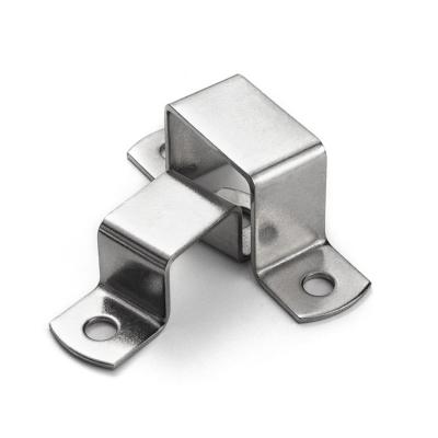 China Modern Modern Stainless Steel Buckle Clamp Pipe U Type Clip With Two Hole Saddle U-Clamp Double Hole for sale