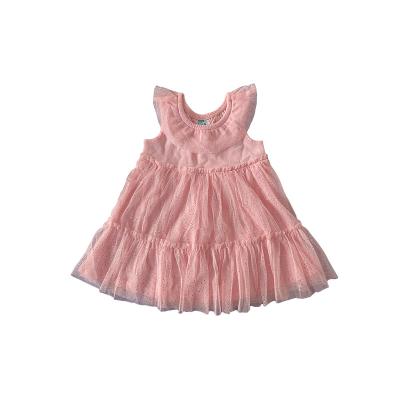 China Anti-wrinkle Casual strap Sleeveless  Summer Tutu Toddler Sequined Ruffles Tulle baby girl dresses for sale