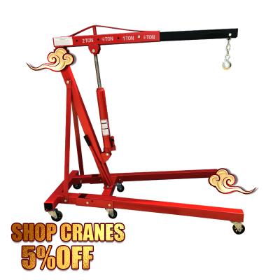 China Machinery Repair Shops 3 Ton 1 Ton Shop Crane Workshop Crane Hydraulic Folding Engine for sale