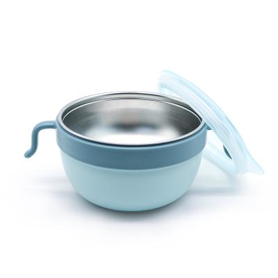 China Chinese Style Easy To Carry Eco-Friendly Thermal Insulated PP Food Warmer Bowl Bowl For Kids Stainless Steel Constant Temperature Bowl for sale