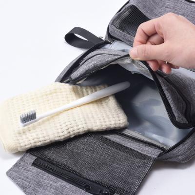 China New Letter Large Capacity Expandable Waterproof Hanging Toiletry Bag Makeup Organizer Multifunctional Simple Large Wash Bag For Men for sale