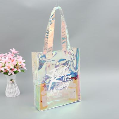 China Water Resistant Glitter PVC Makeup Bag Jewelery Pouch Pouch Zipper Transparent PVC Cosmetic Hot Water Bag for sale