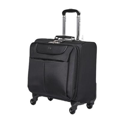 China Newest Black Nylon Cheap High Quality Business Gift Duffle Tarp Travel Set Trolley Bag for sale