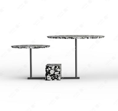 China Modern popular resin terrazzo marble furniture table terrazzo artificial stone for sale