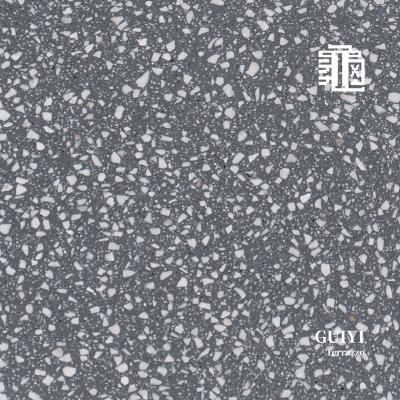 China GUIYI Modern Gray Terrazzo Slab Modern Art Terrazzo Pattern Designed Furniture / Countertop / Customized Size for sale