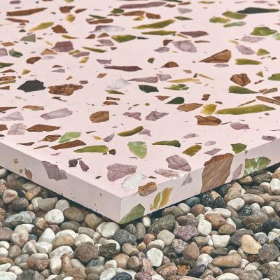 China Modern Colorful Terrazzo Slab Decoration Countertops Solid Surface for sale