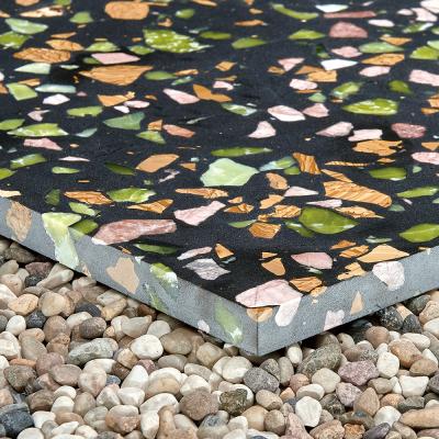 China New Pattern Epoxy Resin Modern Terrazzo Panel Colored Terrazzo For Countertop Samples for sale