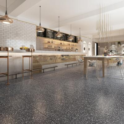 China Modern Gray Terrazzo Slabs Modern Terrazzo Floor Design for Table Countertops and Flooring Artificial Stone for sale