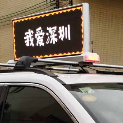 China Taxi Led Display High Quality Taxi Covers Top Advertising LED Display Screens Panel P5 for sale