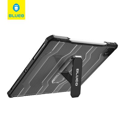 China Folding PU Tablet Case BLUEO Leather Heavy Duty Shockproof Cover with Kickstand Tablet Case for Apple iPad 11 2021 Tablet Pro 11.0 inch for sale