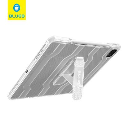 China Magnetic Heavy Duty Rugged Auto-Sleep Stand Holder BLUEO Protective Shockproof Cover For iPad Pro Tablet 12.9 Inch With Stand Pencil Holder for sale