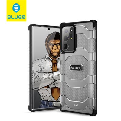 China BLUEO Anti-fall Back Phone Cover Sublimation PC Phone Cases Shockproof PC Bumper Cover For Samsung galaxy s20 plus s20 note ultra 20 for sale